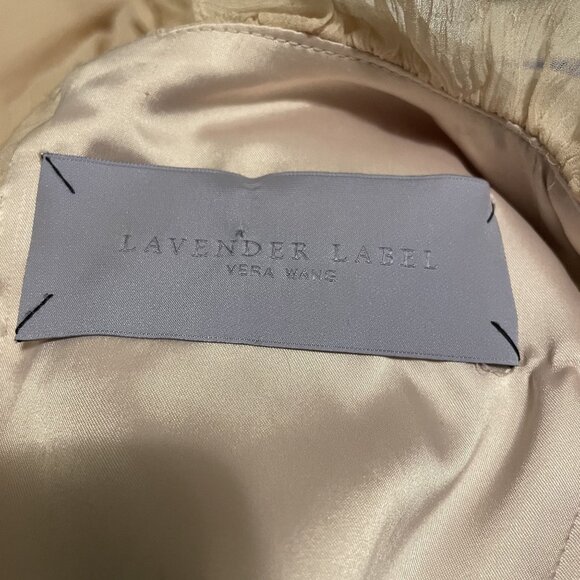 Vera Wang Lavender Label Ballet Pink Ruffled Mini Dress With V-Neck & Open Back - Picture 7 of 9